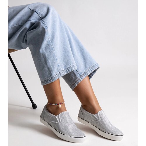 Gemre Silver Shiny Sneakers Lublubah Slike