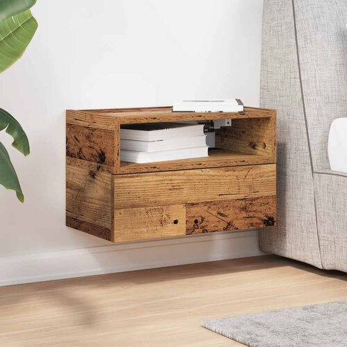  Zidni noćni ormarić staro drvo 45x26x28,5 cm Slike