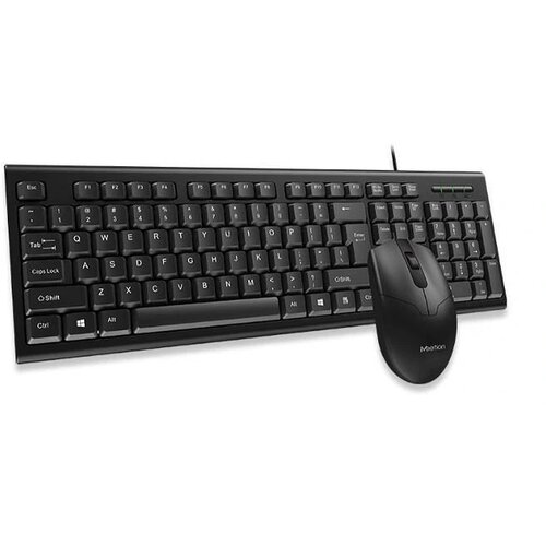 MeeTion C100 SET 2U1, ŽIČNA TASTATURA + MIŠ, Crni Cene
