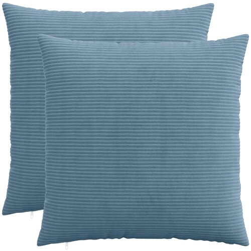  Presvlaka za jastuk 2 pcs HEERLEN Plava 55 x 55 cm Kord Cene