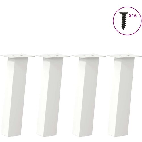  Noge stolića za kavu 4 kom bijele 30 cm čelik Cene