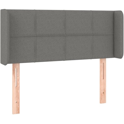Maison Chic vzglavna omarica - nočna omarica - posteljna omarica z u&amp;scaron;esi temno sivo 83x16x78/88 cm blago, (21708970) Slike