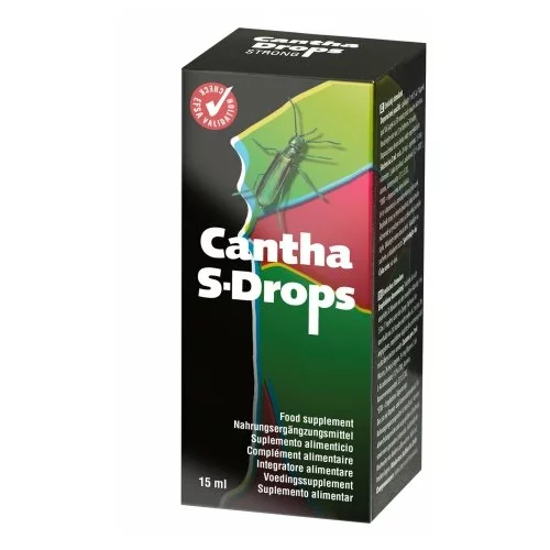 Cobeco Pharma Cantha S-drops - dodatak prehrani kapi za muškarce - 15ml