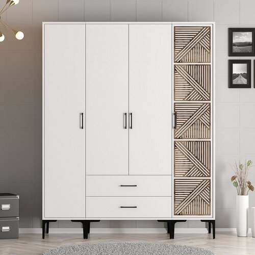 Hanah home Ormar Kumsal STP 160x47,5x201cm Bijeli Cijene