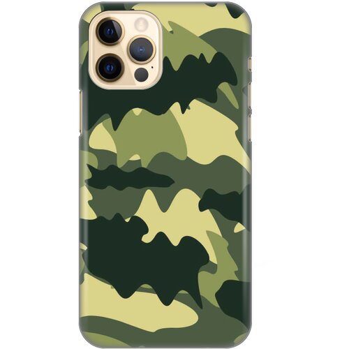  Silikonska maska za iPhone 12/12 Pro 6.1 Army Print Skin maslinasta Slike