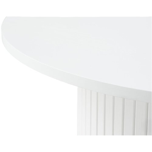 Unique Furniture Bela okrogla mizica Nola &amp;ndash; Slike