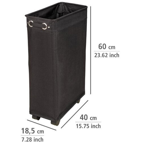 Wenko 69737800 - Ko&amp;scaron; za ve&amp;scaron; CORNO 18,5x60 cm crna Slike