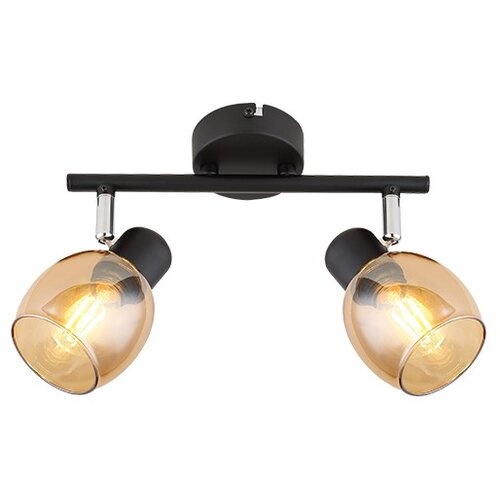 Mitea Lighting M195120 crna+braon spot lampa 2xE14 40W Cene