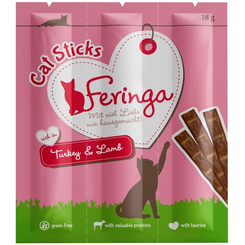 Feringa Sticks puran &amp;amp; jagnjetina - Varčno pakiranje: 3 x po 3 pakiranje Slike