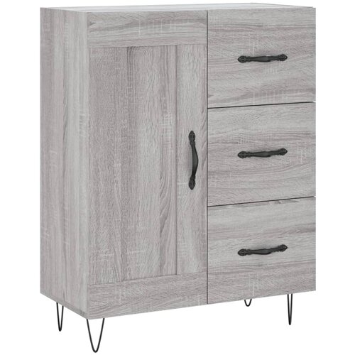 Maison Chic Komoda - Predalnik siva sonoma 69,5x34x90 cm inženirski les, (21717948) Cene