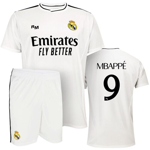 Drugo Kylian Mbappe 9 Real Madrid Home Replica komplet otroški dres Cene