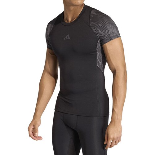 Adidas Mu&scaron;ka active majica kratkih rukava TF AOP Tee, Crna Cene
