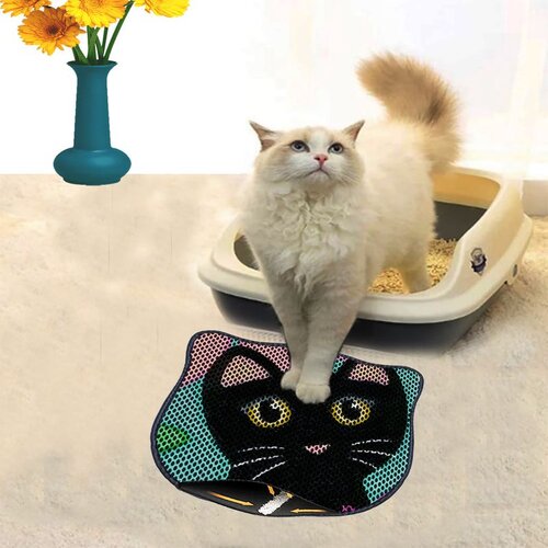 WALLXPERT Kdkafa0109 multicolor cat litter mat Cene