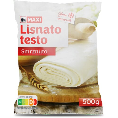 Maxi Smrznuto lisnato testo 500g Cene