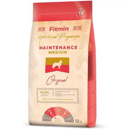Fitmin Program Medium Maintenance - Varčno pakiranje: 2 x 12 kg