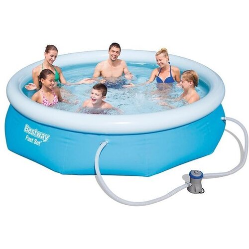 Bestway bazen 305x76cm za dvori&amp;scaron;te Fast Set sa pumpom 57270 Slike