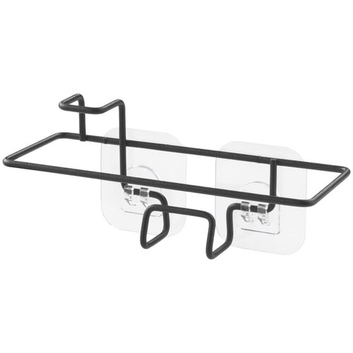 Metaltex Mat crni metalni organizator za sudoper s postavljanjem bez bu&amp;scaron;enja Lava &amp;ndash; Slike