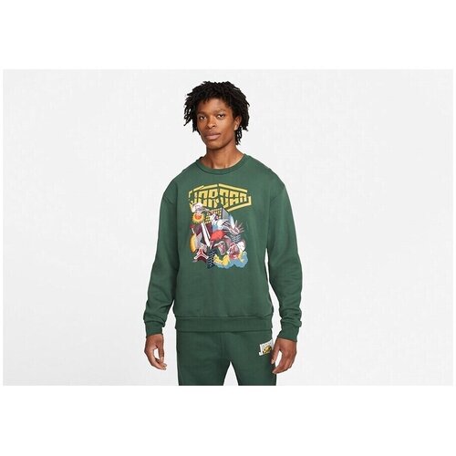Nike Puloverji Air Jordan Sports Fleece Zelena Cene