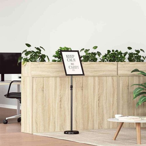  Stalci za sajmove Crna 25 x 25 x 125 cm Aluminij Slike