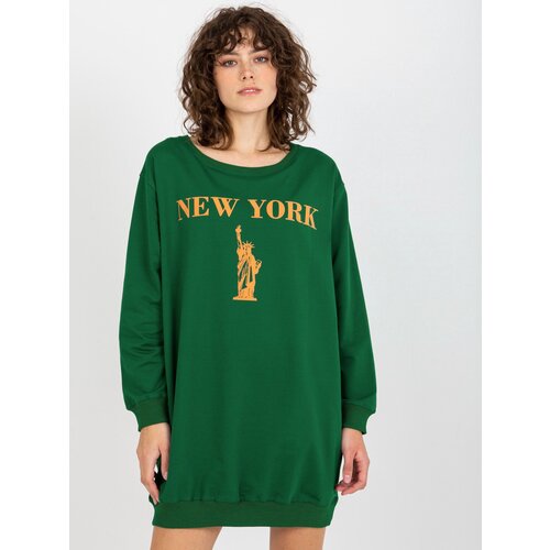 VITON Sweatshirt-VI-BL-3212.15X-green-orange Cene