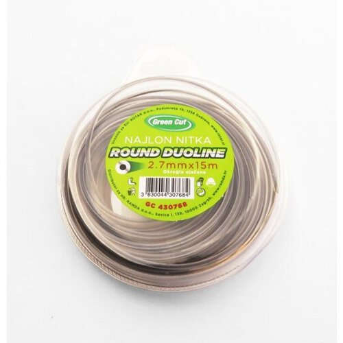 Green cut najlon nitka Duoline okrogla 2,7mm x 15m RA 430768 Cene