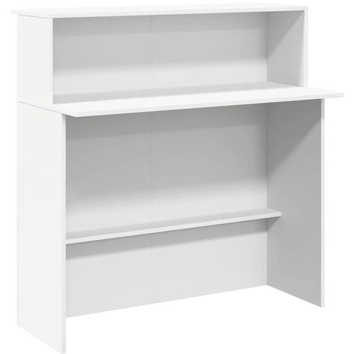  Recepcijski stol Bijeli 100x50x103,5 cm Inženirsko drvo Slike