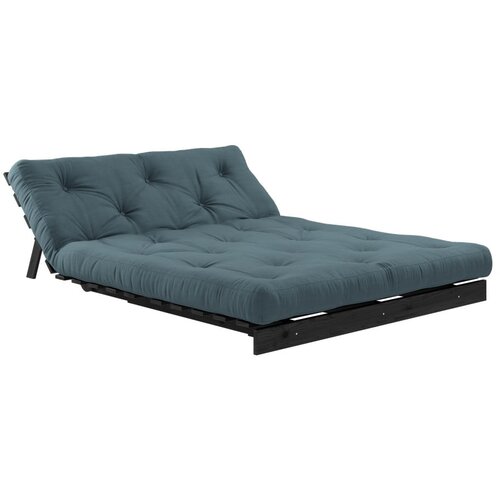 Karup Design Modrozelena raztegljiva sedežna garnitura 140 cm Roots Black Night &amp;ndash; Slike