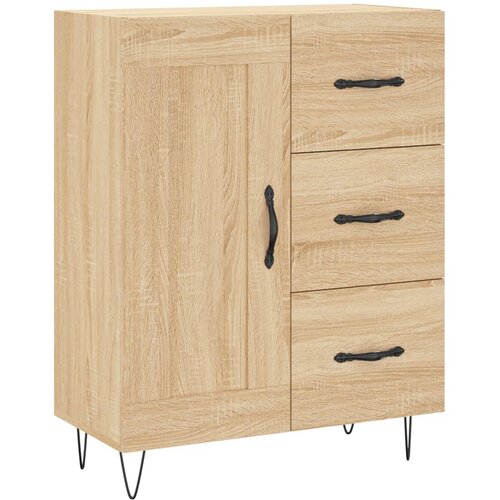 Maison Chic Komoda - Predalnik sonoma hrast 69,5x34x90 cm inženirski les, (21717328) Cene