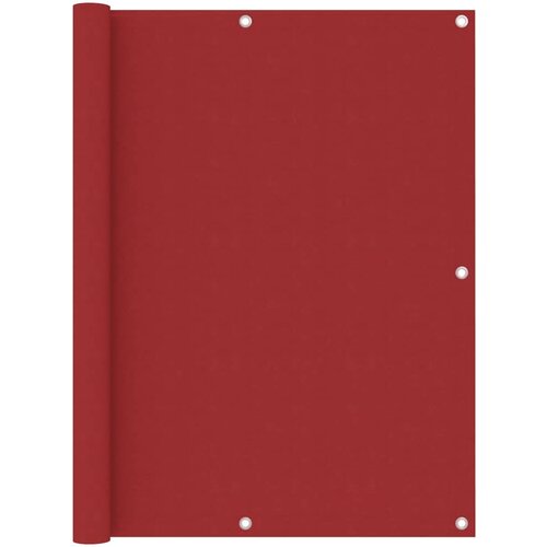 vidaXL balkonski zastor crveni 120 x 600 cm od tkanine Oxford Cijene