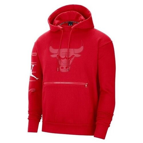 Nike Puloverji Nba Chicago Bulls Fleece Courtside Statement Rdeča Cene