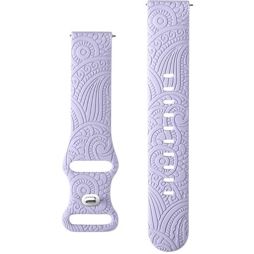 Carven Pattern silikonska narukvica za sat 20mm - Purple Cijene