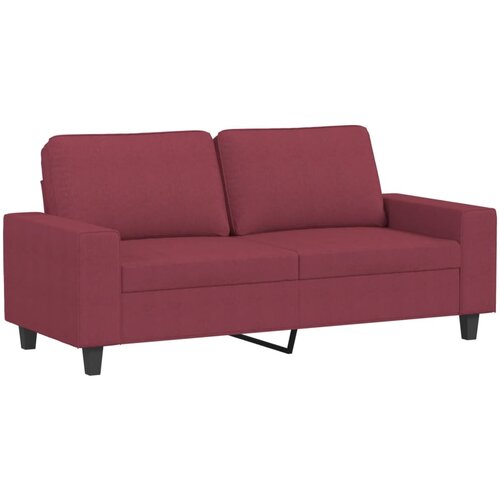 Maison Chic kavč - Sofa - Kanape dvosed vinsko rdeč 140 cm blago, (21727184) Cene