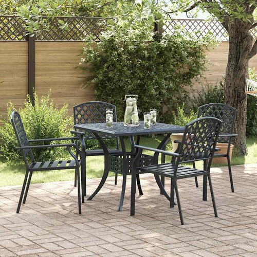 Vrtna stolica 4 pcs Antracit 56 x 65 x 89 cm Čelik Cene