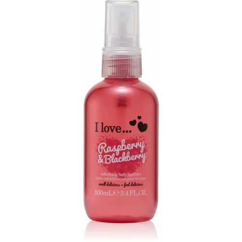I love... I Love…Cosmetics mirisno ulje za tijelo u spreju - Body Spritzer Raspberry & Blackberry 100 ml