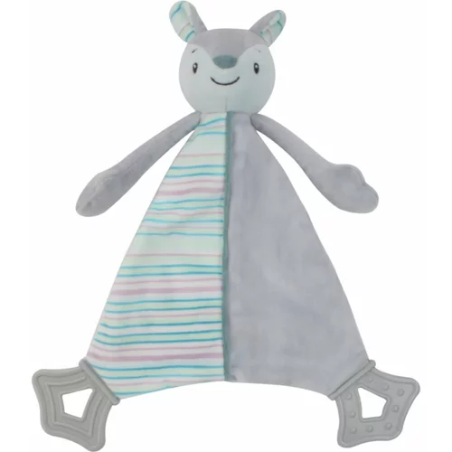 Petite & Mars Cuddle Cloth with Teether ninica z grizljajočim delom Squirrel Boby 1 kos