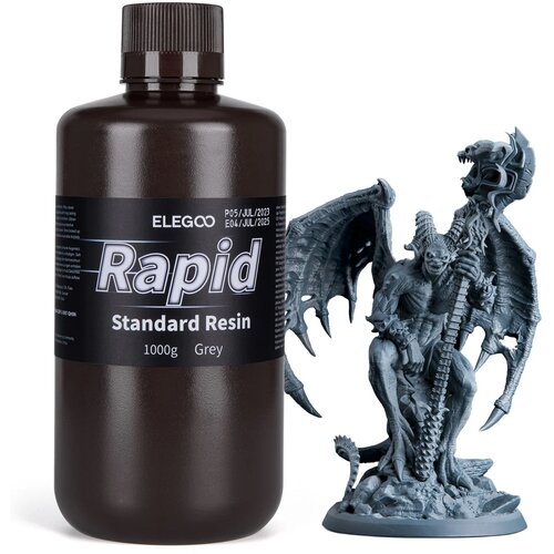 Elegoo Rapid Standar Resin 1,000g Grey Cene