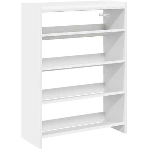 Maison Chic Regal za čevlje - Polica za čevlje bel 60x25x81 cm inženirski les, (21777696) Slike