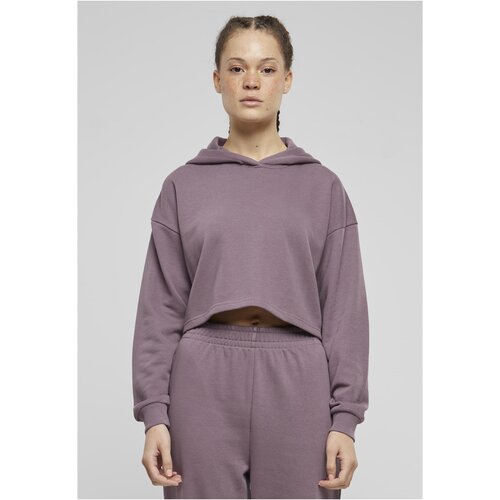 Urban Classics Women's cropped hoodie Terry Hoodie purple Cijene