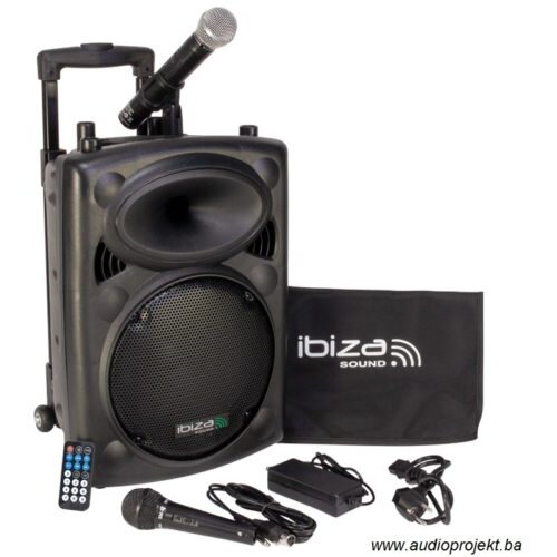 Prenosni RAZGLAS PORT10UHF-BT 10″,USB,BT,FM,VOX, 2BEŽ.MIC Cijene