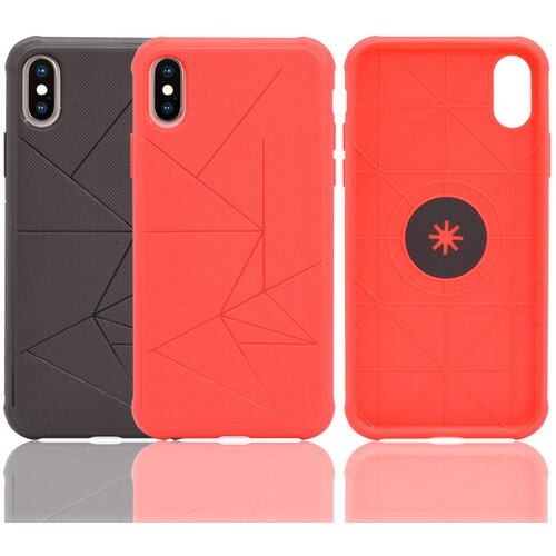  Maska za iPhone X/ XS Triangle magnet crvena Cene