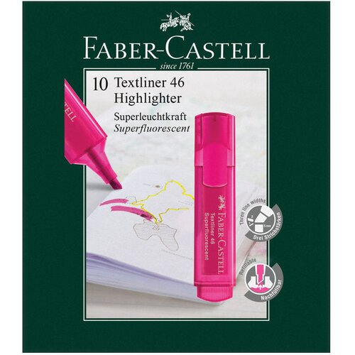 Signir 1-5MM 46 SUPERFLUORESCENT FABER CASTELL 154628 ROZI Slike