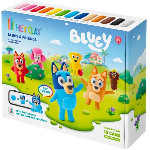 Hey Clay Hej Clay: Veliki set plastelina - Bluey Slike