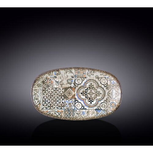  Globoko Superelipsa Posoda, Vintage Mosaic, 250x150mm, 2 kos Cene