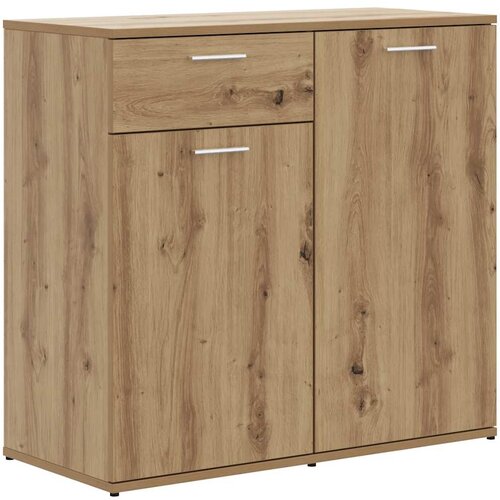  Komoda Artisan hrast 80x36x75 cm izrađeno drvo Slike