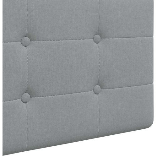  Držeće uzglavlje Zidne Svijetlo siva 210 x 55 x 5 cm tkanina - Svjetlosiva 200 cm bez LED Slike
