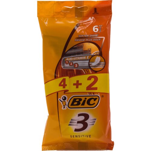 Bic 3 sensitive 4kom + 2 gratis Cene