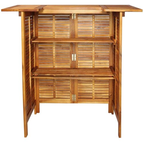  barski stol od masivnog bagremovog drva 110 x 50 x 105 cm Slike