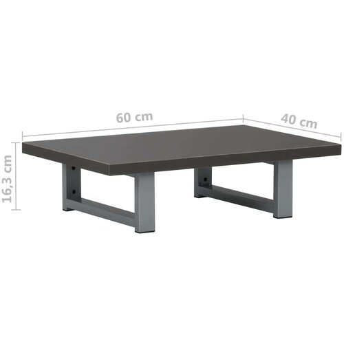 vidaXL Kopalni&scaron;ko pohi&scaron;tvo sive barve 60x40x16,3 cm Cene