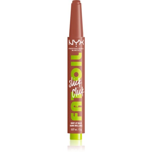 NYX Professional Makeup Fat Oil Slick Click tonirani balzam za ustnice odtenek Verified 2 g Slike