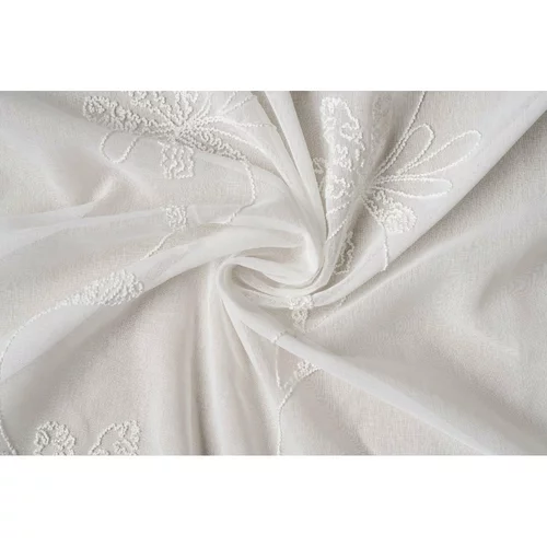 Mendola Fabrics Kremno bela prosojna zavesa 140x245 cm Hazel –